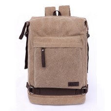 M.G. Canvas Backpack mu8556. Khaki