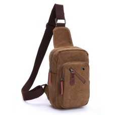 M.G. Canvas Chest Pack mu8659. Coffee