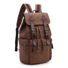 M.G. Canvas Backpack mu8829. Coffee